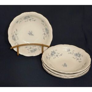 Set of 4 Johann Haviland Bavaria Germany Blue Garland Dessert Bowls